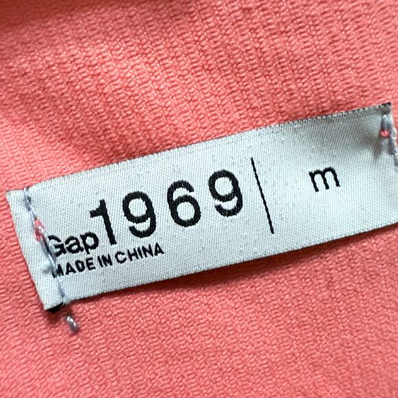 Gap medium coral pink corduroy jacket, classic, fun, preppy, feminine, #3975 - Picture 10 of 11